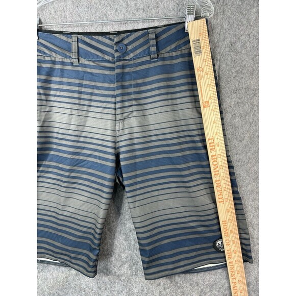 Vans Vanphibian Series Shorts Men’s 30 Gray Black Striped Chino Outdoor Casual - Picture 5 of 8
